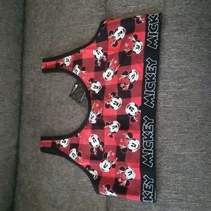 Nwt torrid Disney mickey mouse plaid bralette. Size 1x 14-16